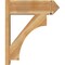 Ekena Millwork Westlake Rough Sawn Arts and Crafts Outlooker, Western Red Cedar, 8"W x 24"D x 28"H OUT08X24X28WTL03RWR - alternate 3